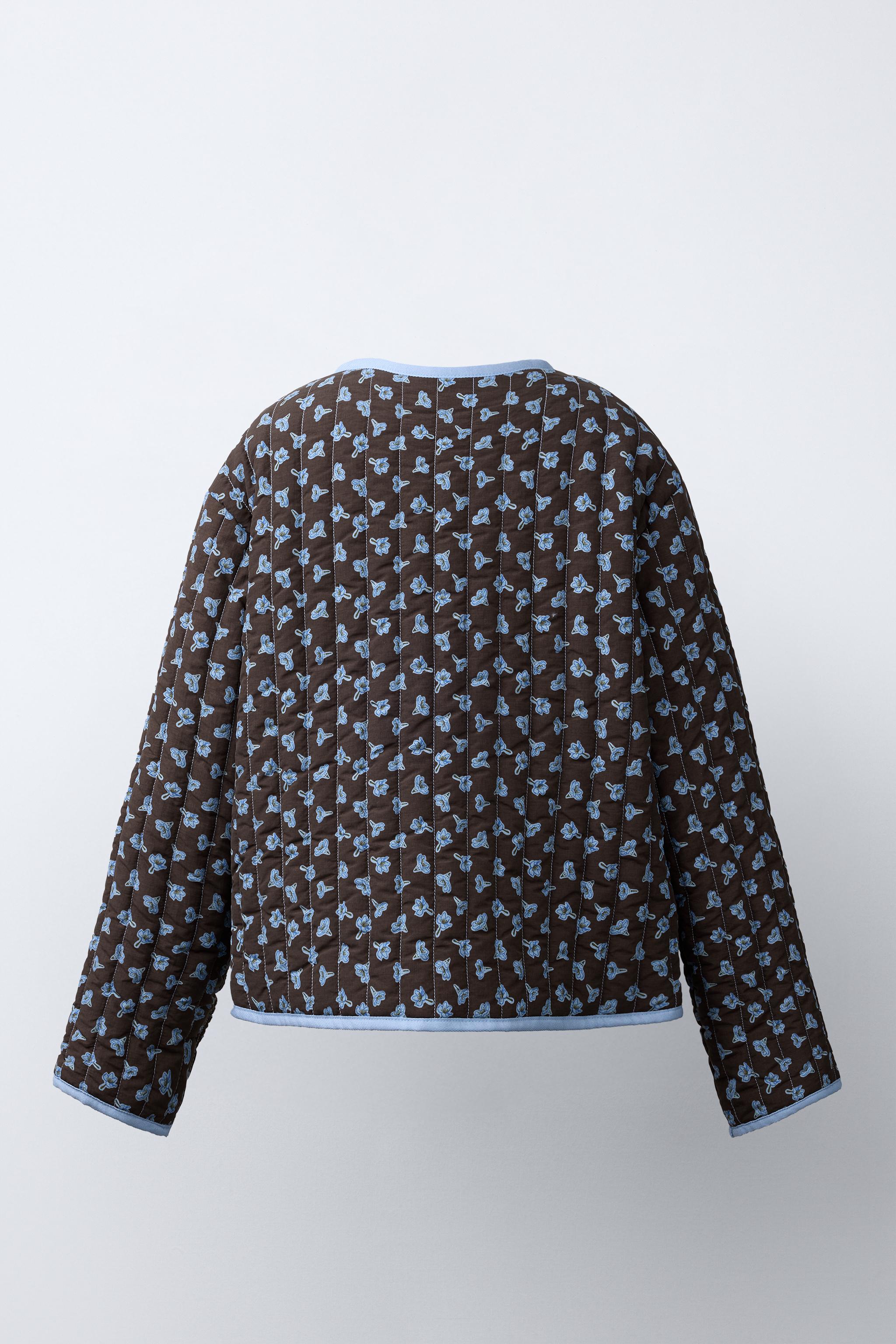 FLORAL PUFFER JACKET